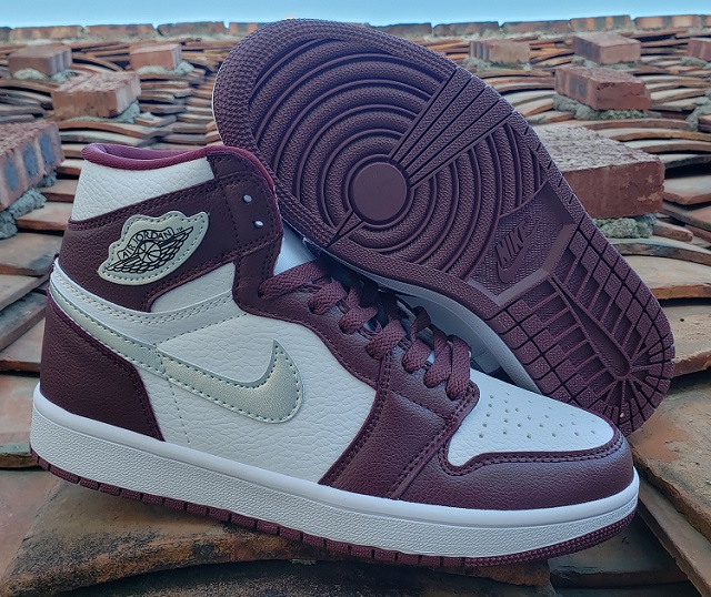 Women Jordan Shoes 1 Grade AAA Bordeaux